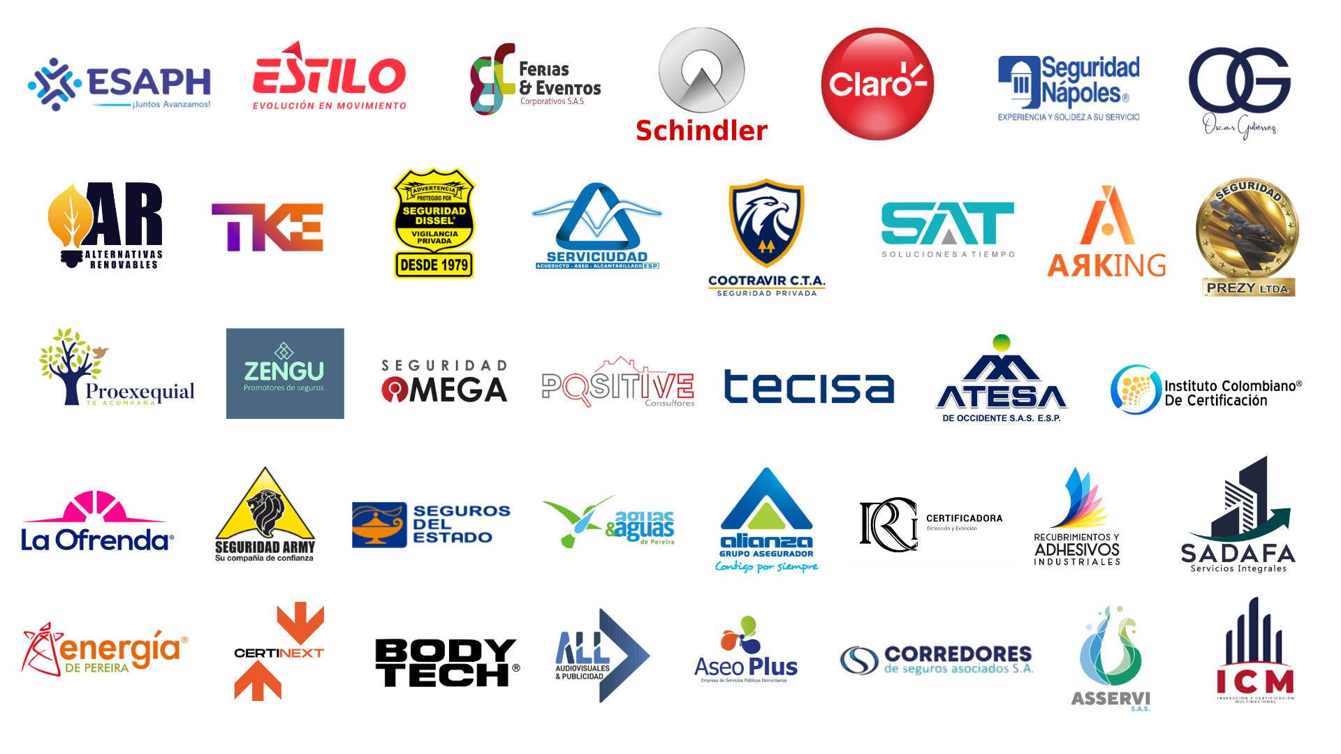 Collage de Patrocinadores